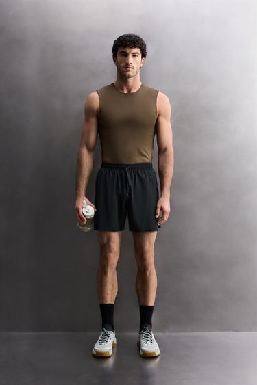 FIRST LAYER TANK TOP - Brown by Zara - Image 0