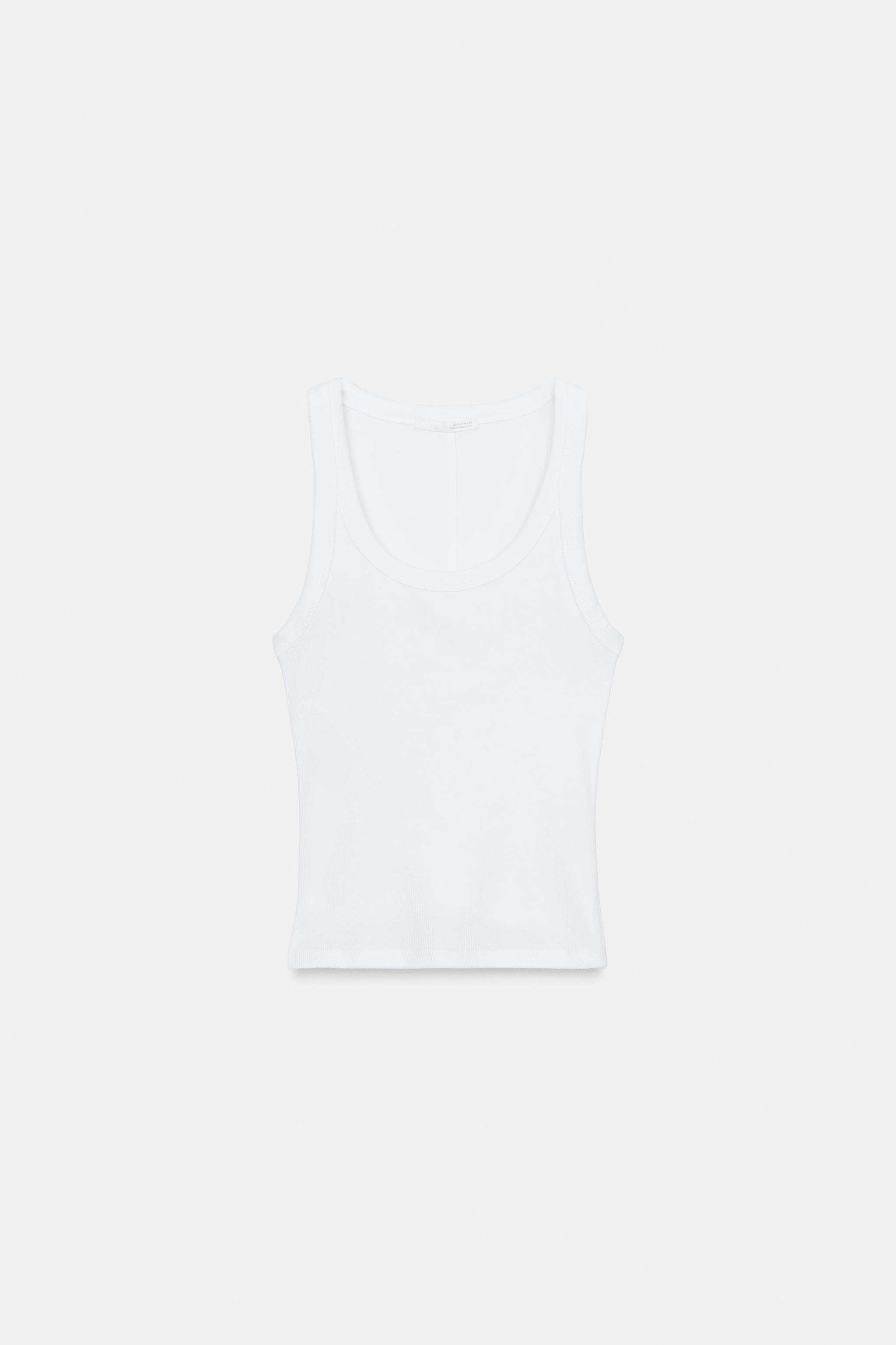 Zara Ribana Kolsuz Top görsel 6