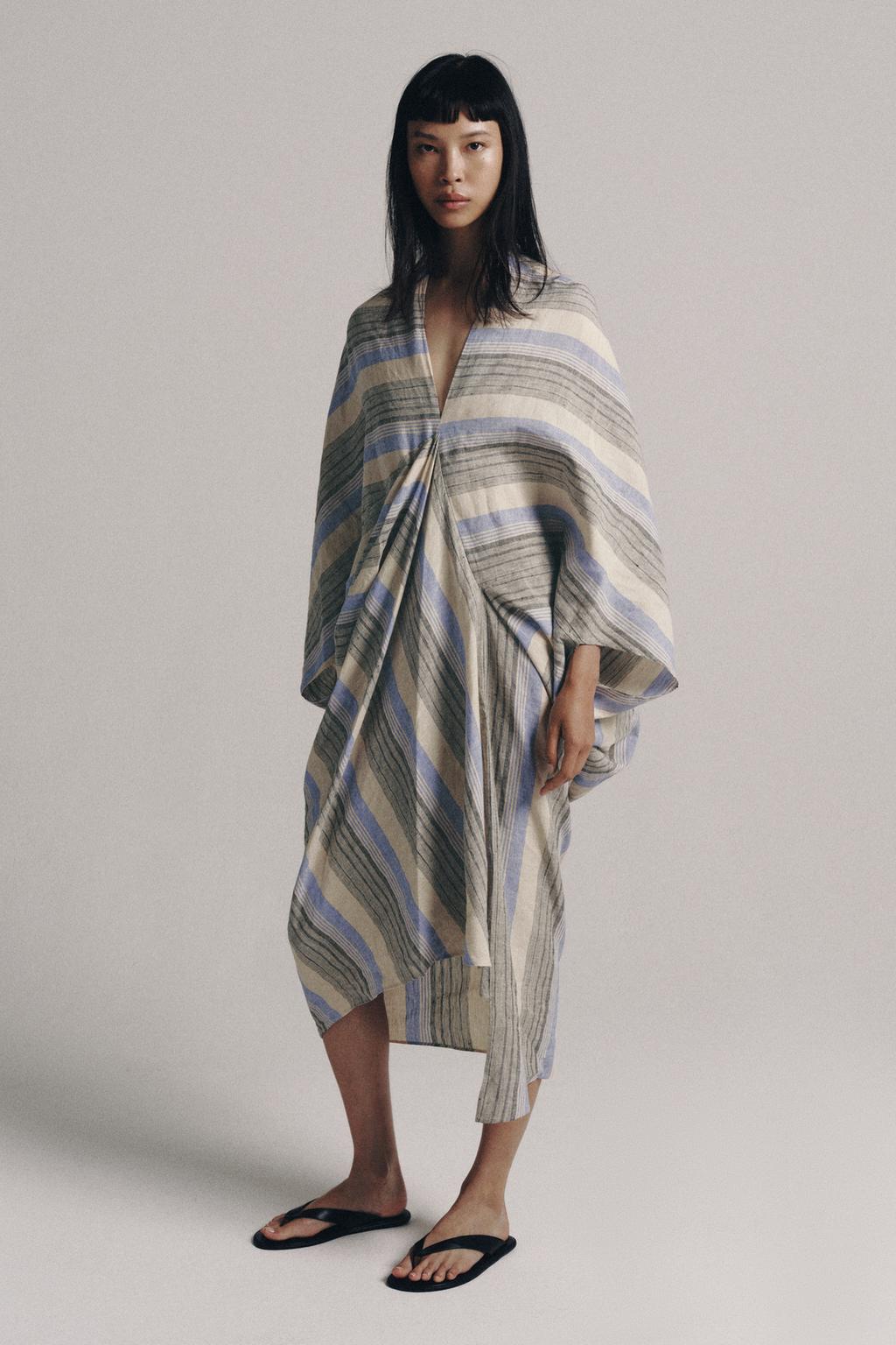 ZW Collection Striped Linen Tunic