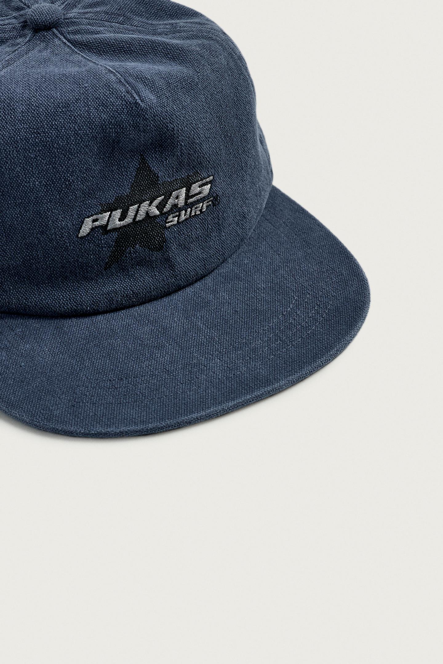 Мужская кепка Zara Pukas Surf X ZARA Flat Visor, цвет: Синий — фото 6