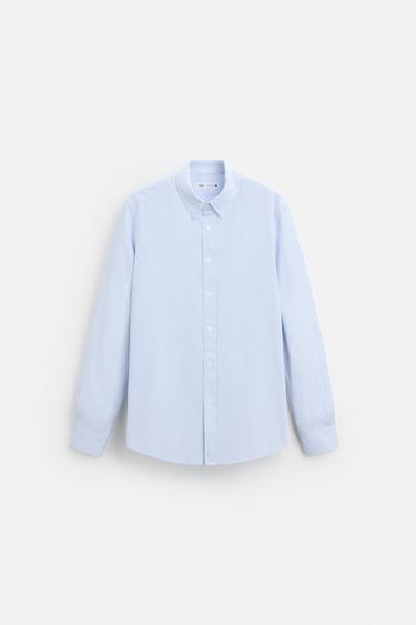 CAMISA REGULAR FIT RAYAS - rayas de Zara