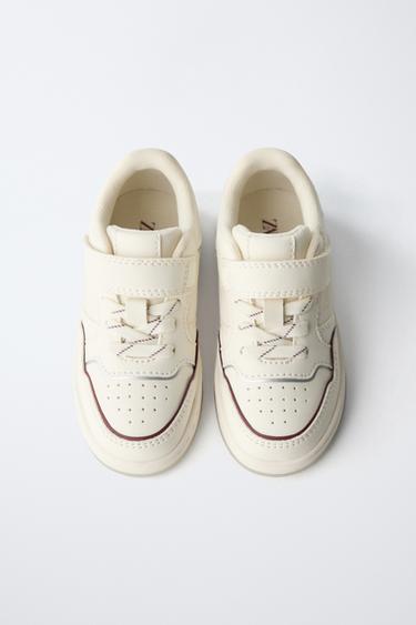 CONTRAST SNEAKERS - White by Zara - Image 4