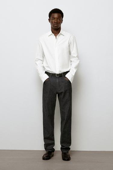 Jean tapered léger - Noir de Zara - Image 0