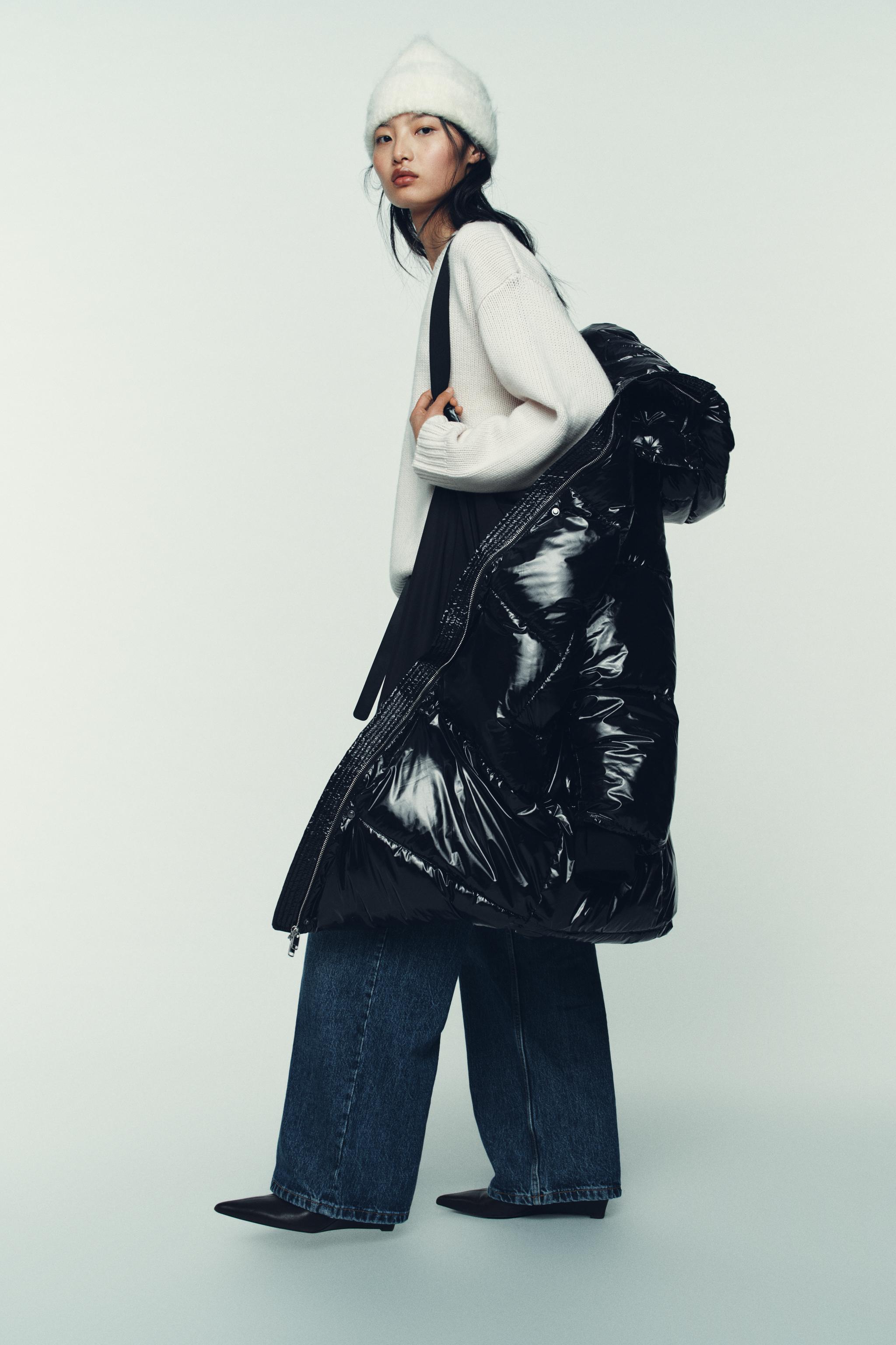 ANORAK LONG EFFET BRILLANT