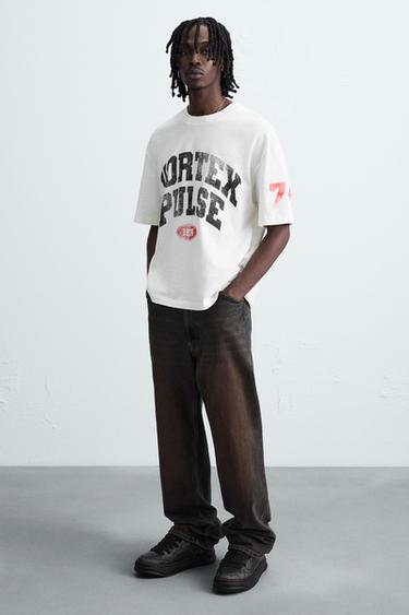 SNEAKERS MET DIERENPRINT - Zwart van Zara - Afbeelding 0