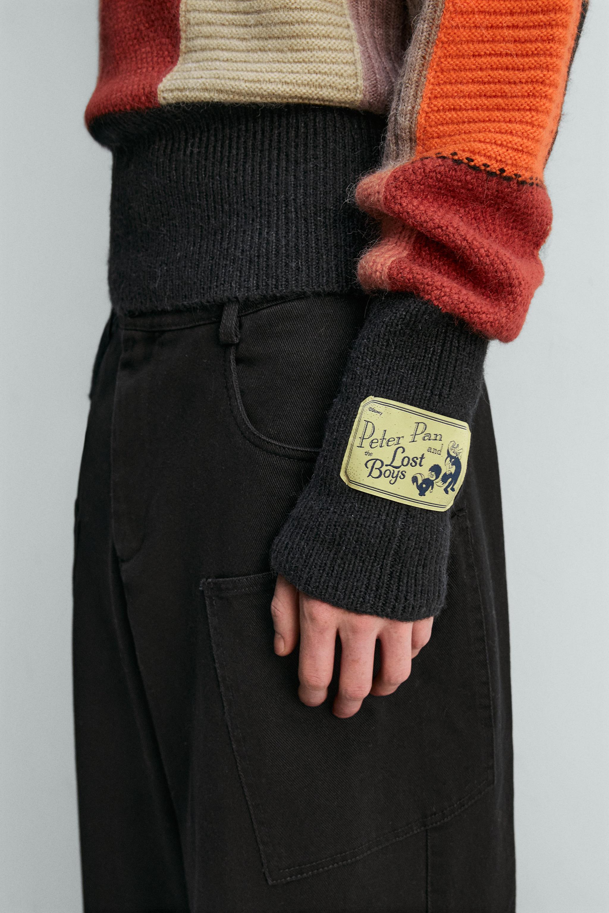 PATCHWORK JUMPER HARRY LAMBERT FOR ZARA X DISNEY