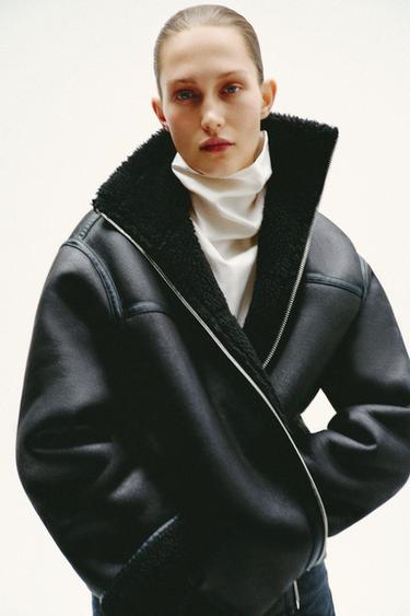ZW COLLECTION DOUBLE-FACED COAT - Black by Zara - Image 0