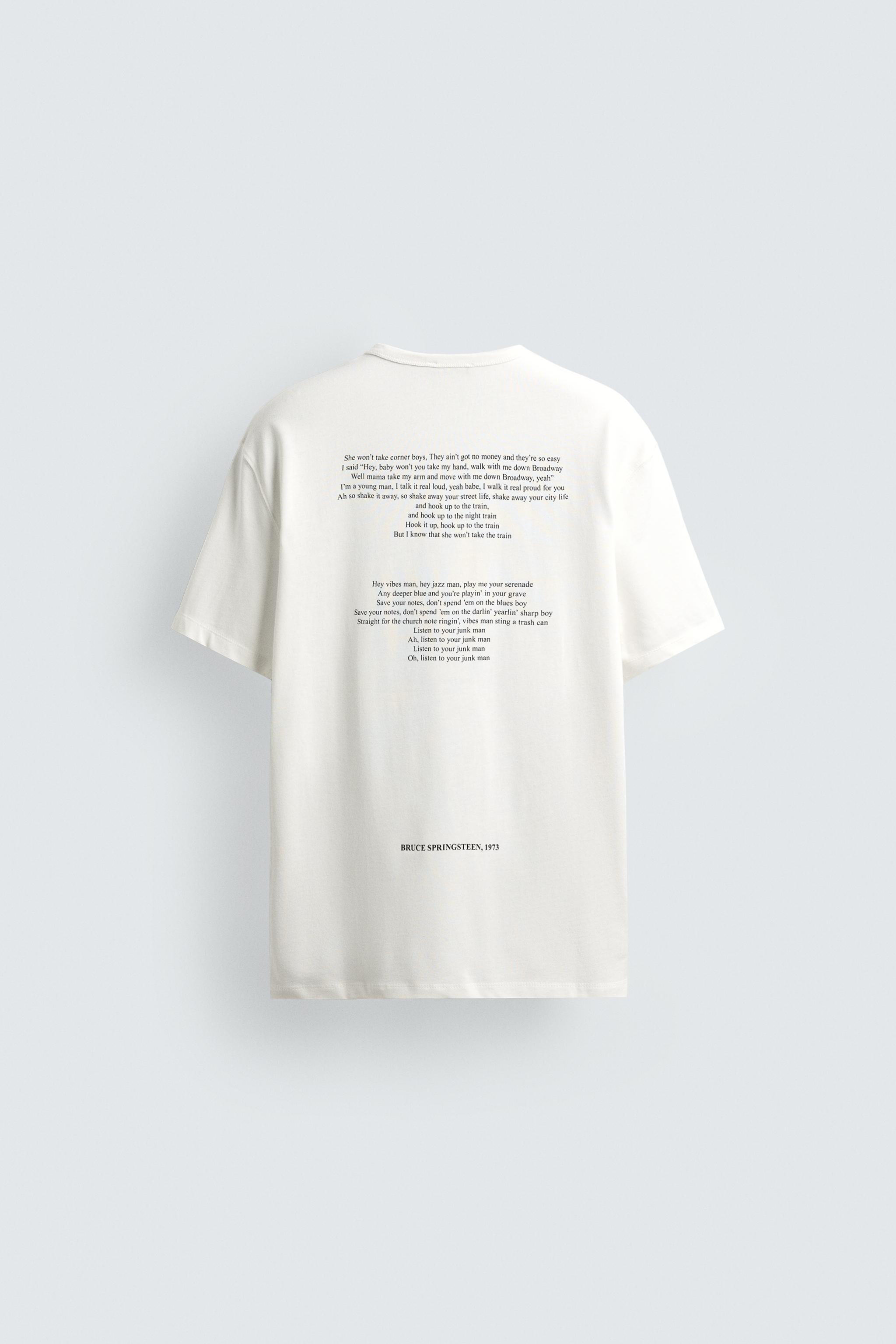 BRUCE SPRINGSTEEN NEW YORK CITY SERENADE Tシャツ - ホワイト
