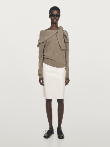Zara Knit 100% cashmere V-neck sweater - Z