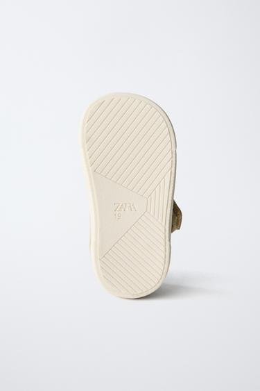 LEATHER BAREFOOT BALLERINAS - Sand Brown by Zara - Image 6