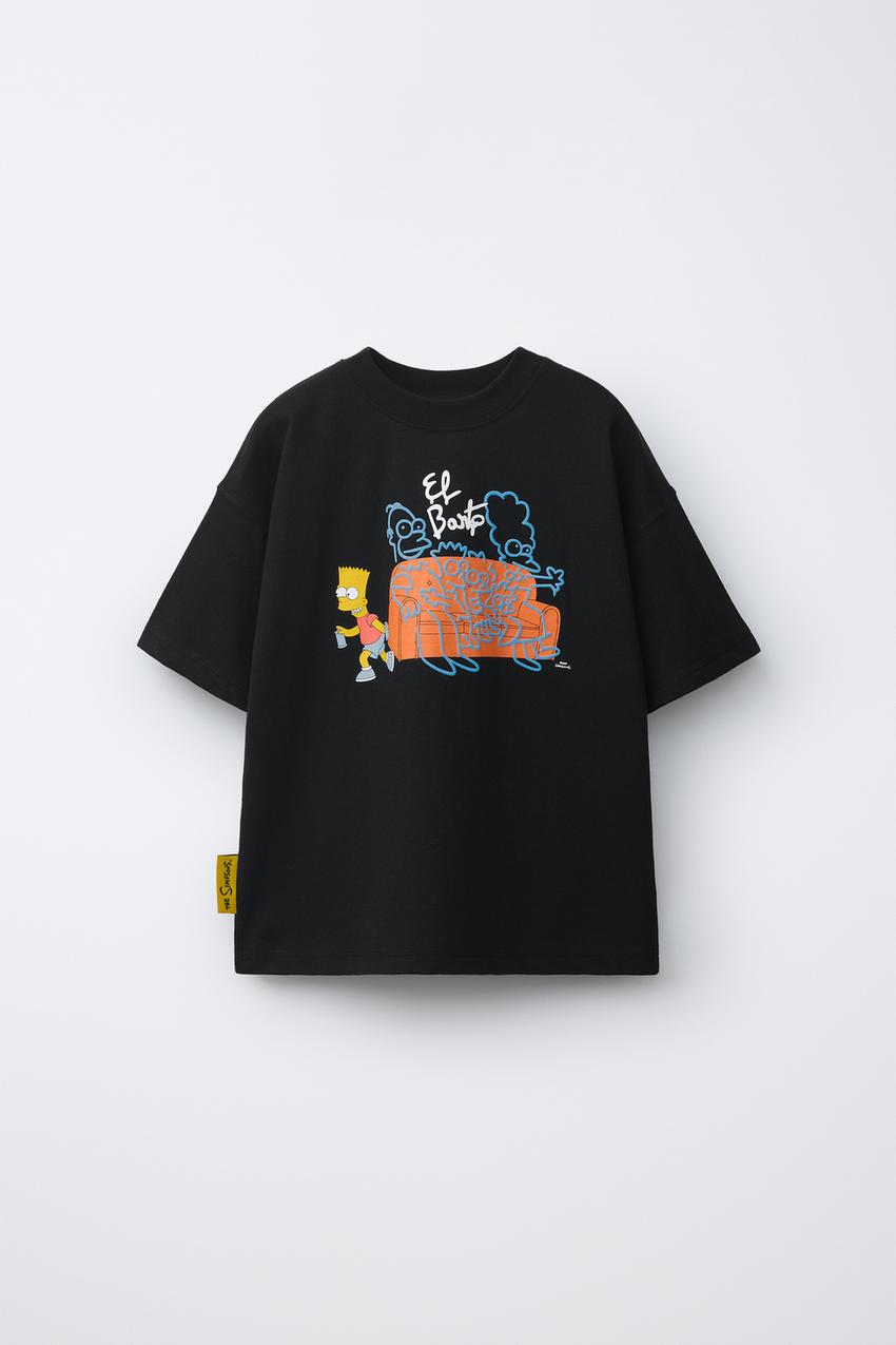ザ・シンプソンズ™ マット・グレイニング Tシャツ - ブラック | ZARA 