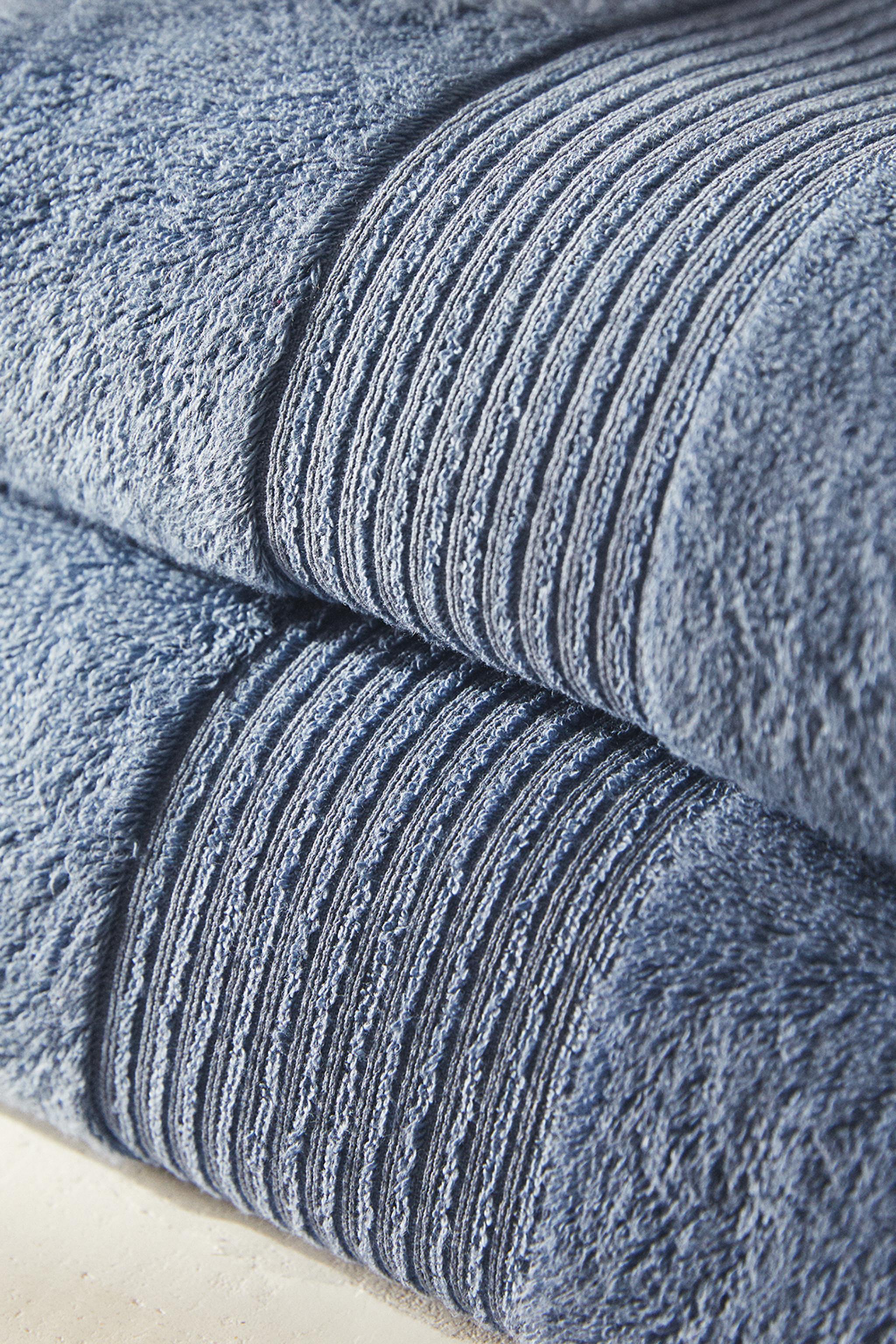 Denim blue bath towels sale