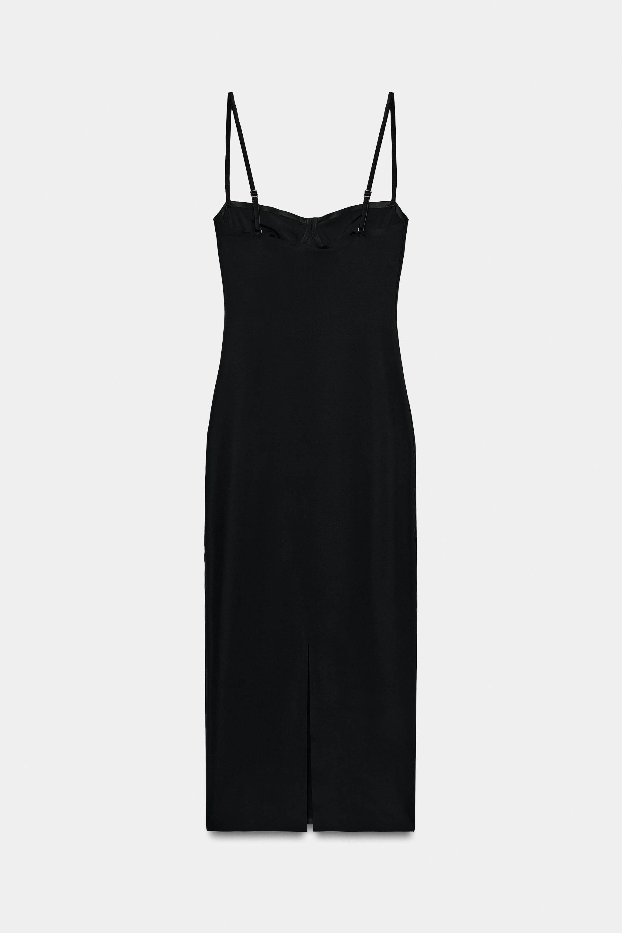 ROBE MI-LONGUE EN POLYAMIDE