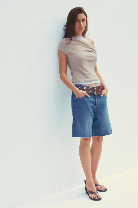 Two-Tone Asymmetric Shirt
