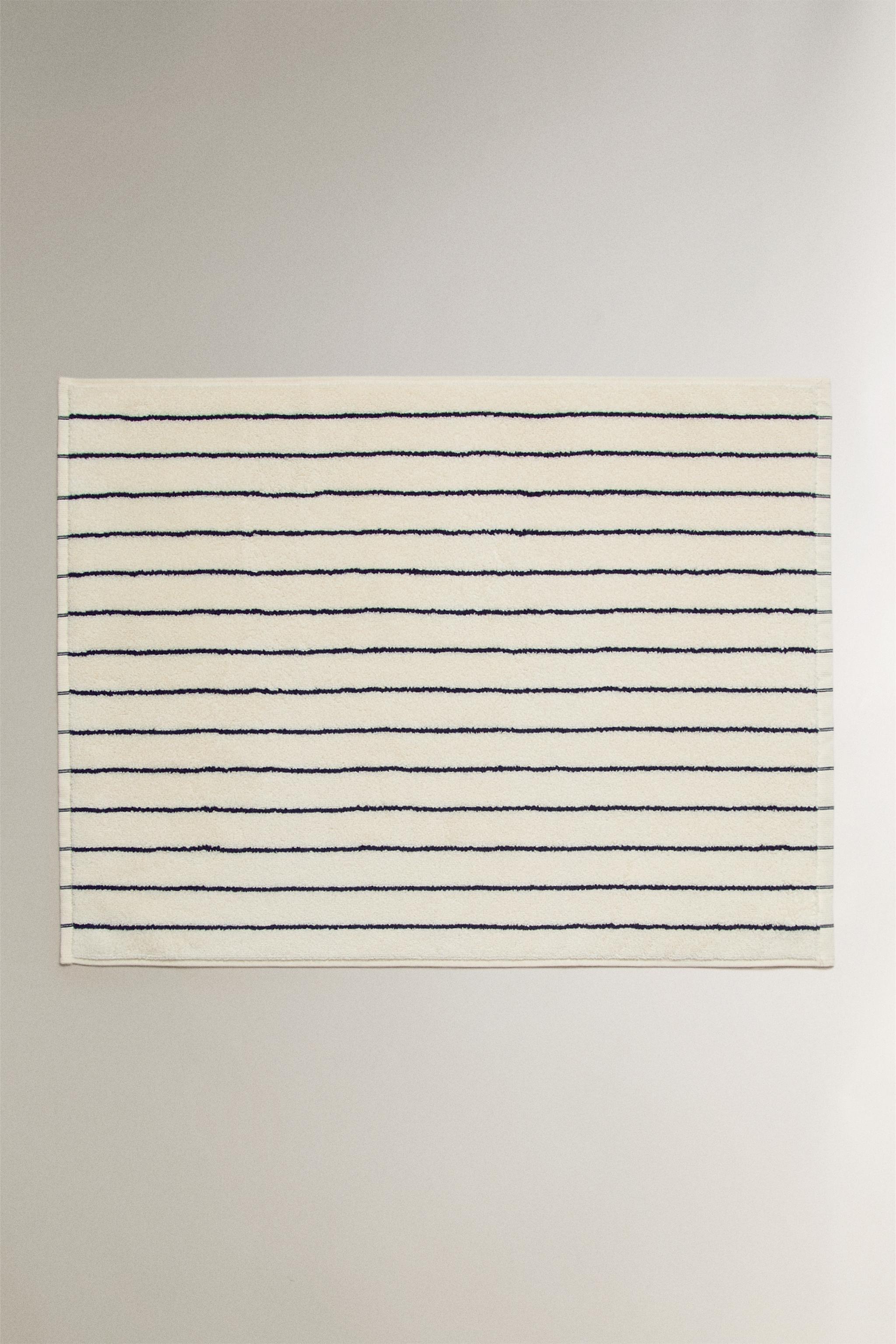 TAPIS DE BAIN RAYURES COULEUR