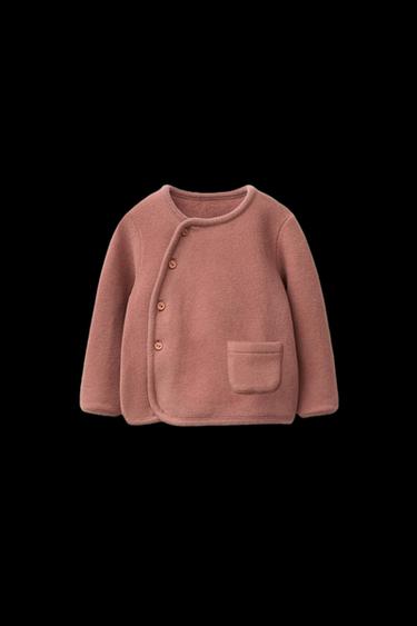 Zara SOFT TOUCH WRAP T-SHIRT - Brick - Image 0