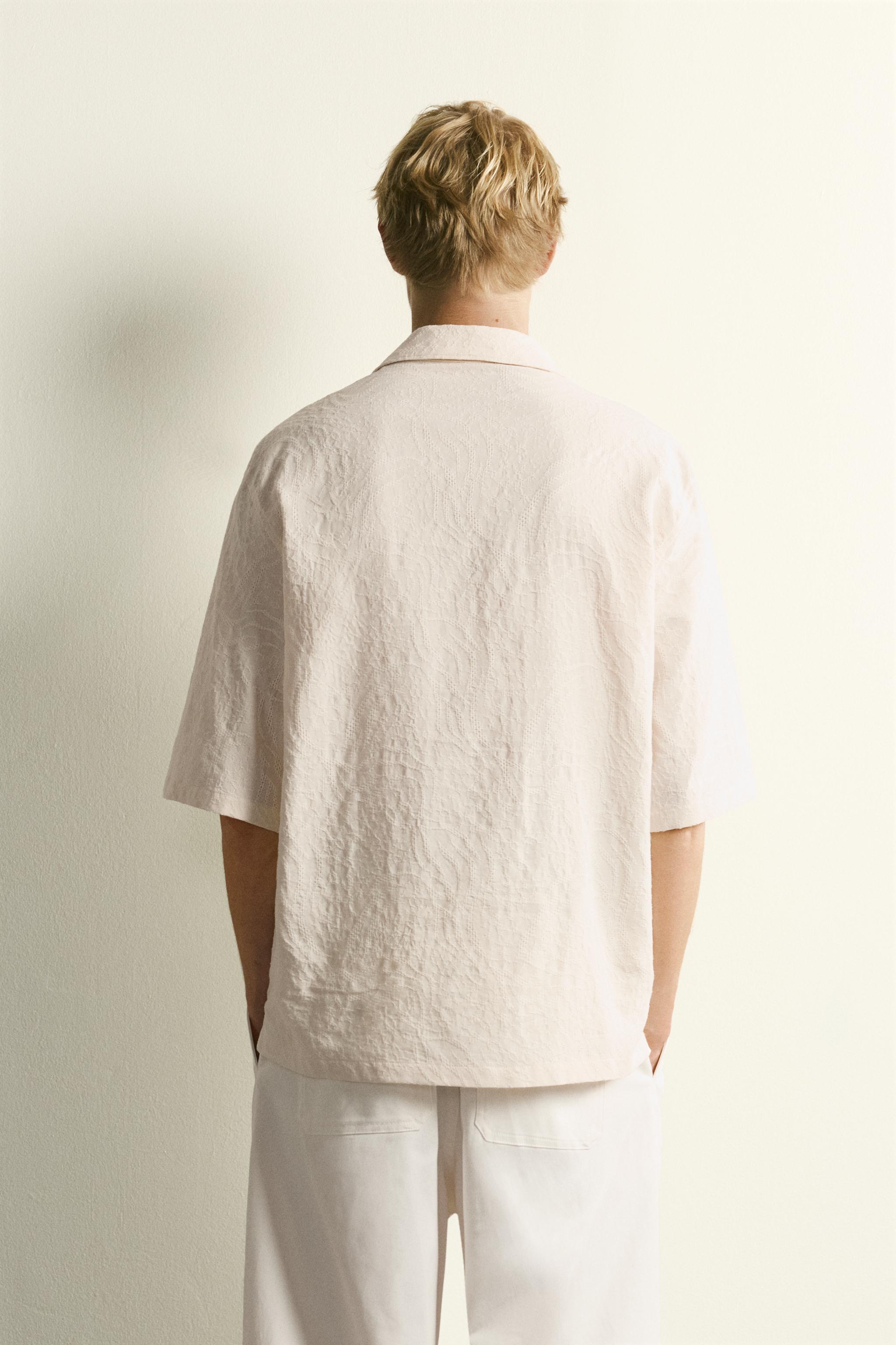 CHEMISE POLO RELAXED FIT JACQUARD