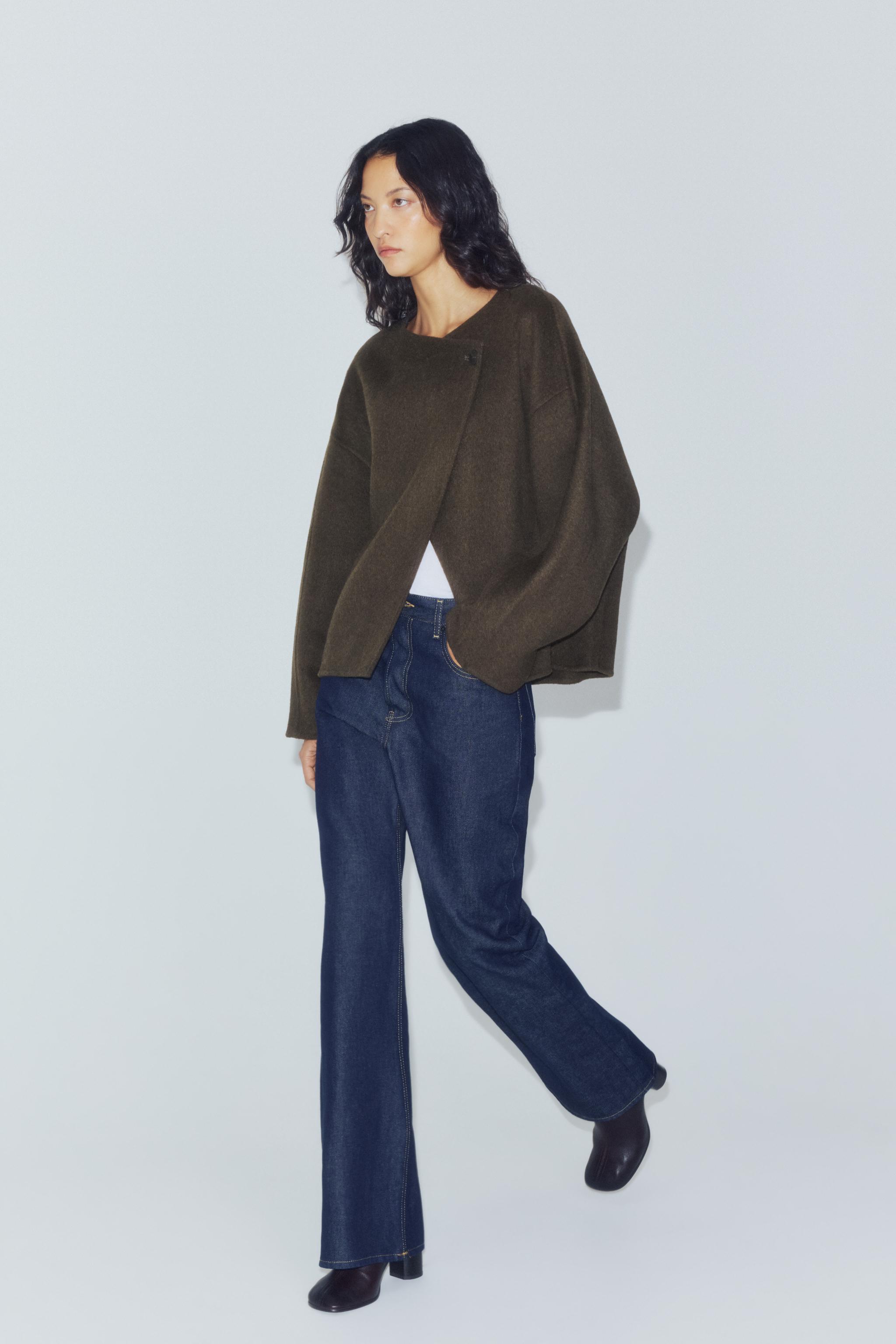 ZW COLLECTION SHORT WOOL COAT