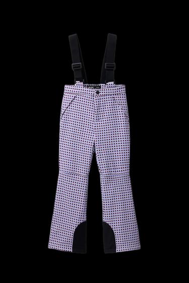 Zara WATER RESISTANT AND WINDPROOF BIB PANTS RECCO® SYSTEM SKI COLLECTION - Mauve - Image 0