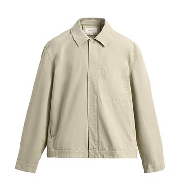 REGULAR FIT POPLIN OVERSHIRT - Light green by Zara