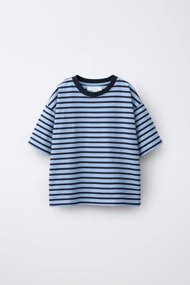 T-SHIRT EPAIS RAYURES - Rayures de Zara - Image 0