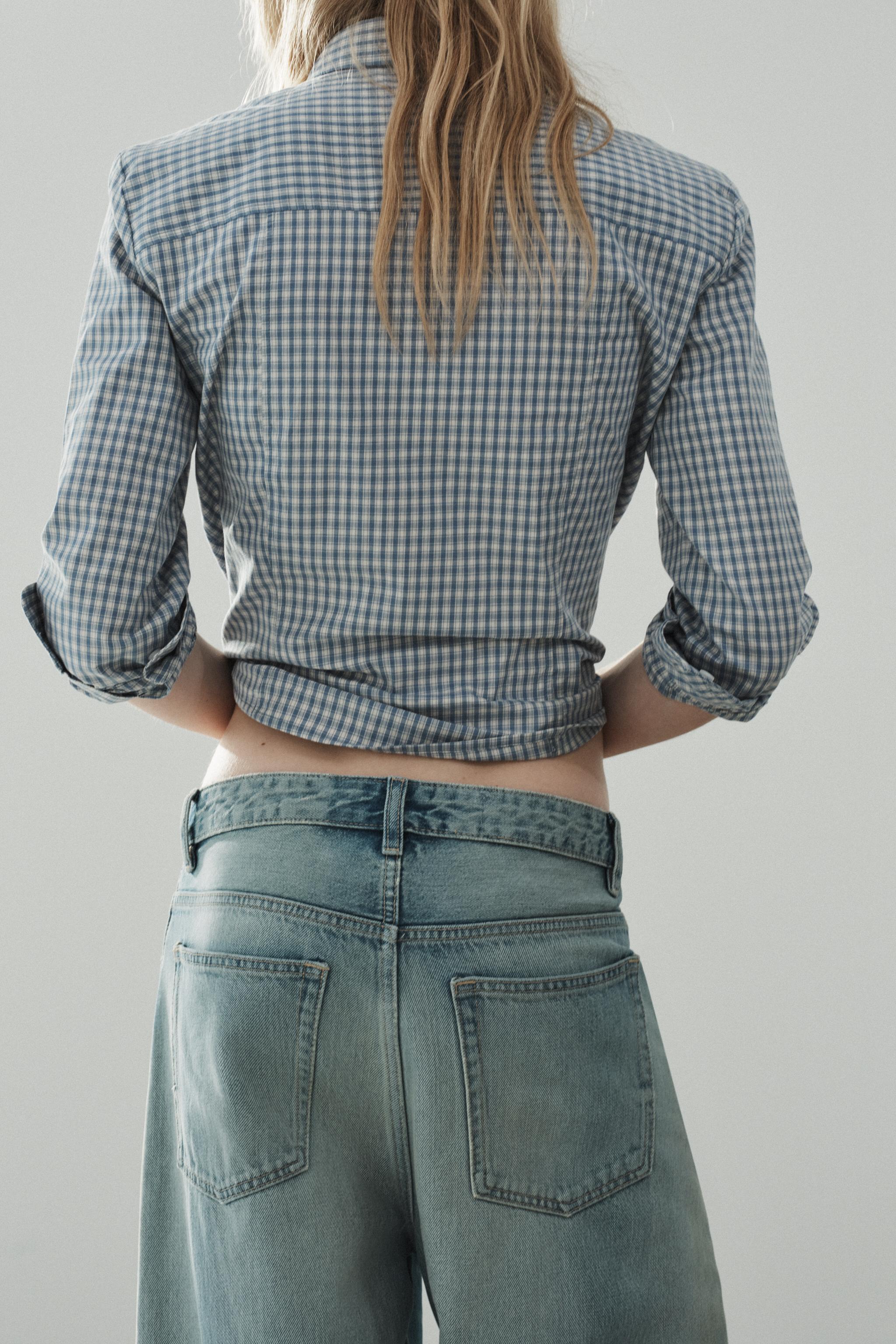 JEAN TRF BAGGY FOLDED TAILLE MI-HAUTE