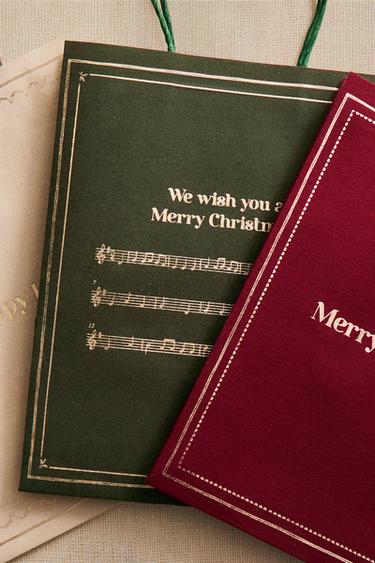 LOT SACS NOTES DE MUSIQUE NOËL (LOT DE 4) - Multicolore de Zara - Image 4