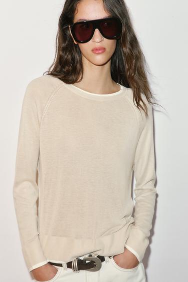 QO'SH TRIKOTAJ SVITER - Qumrang Zara tomonidan