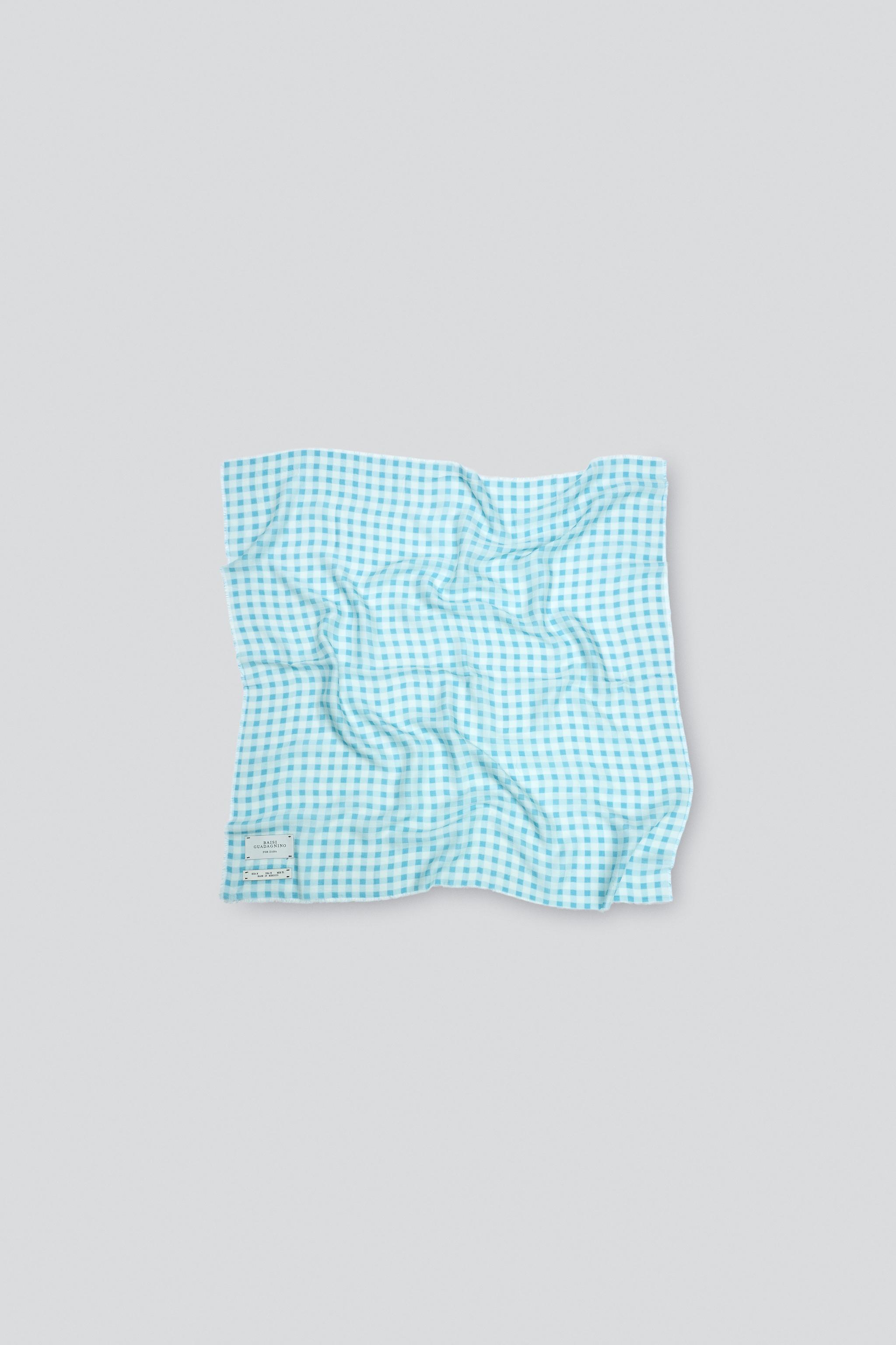FOULARD LÉGER CARREAUX