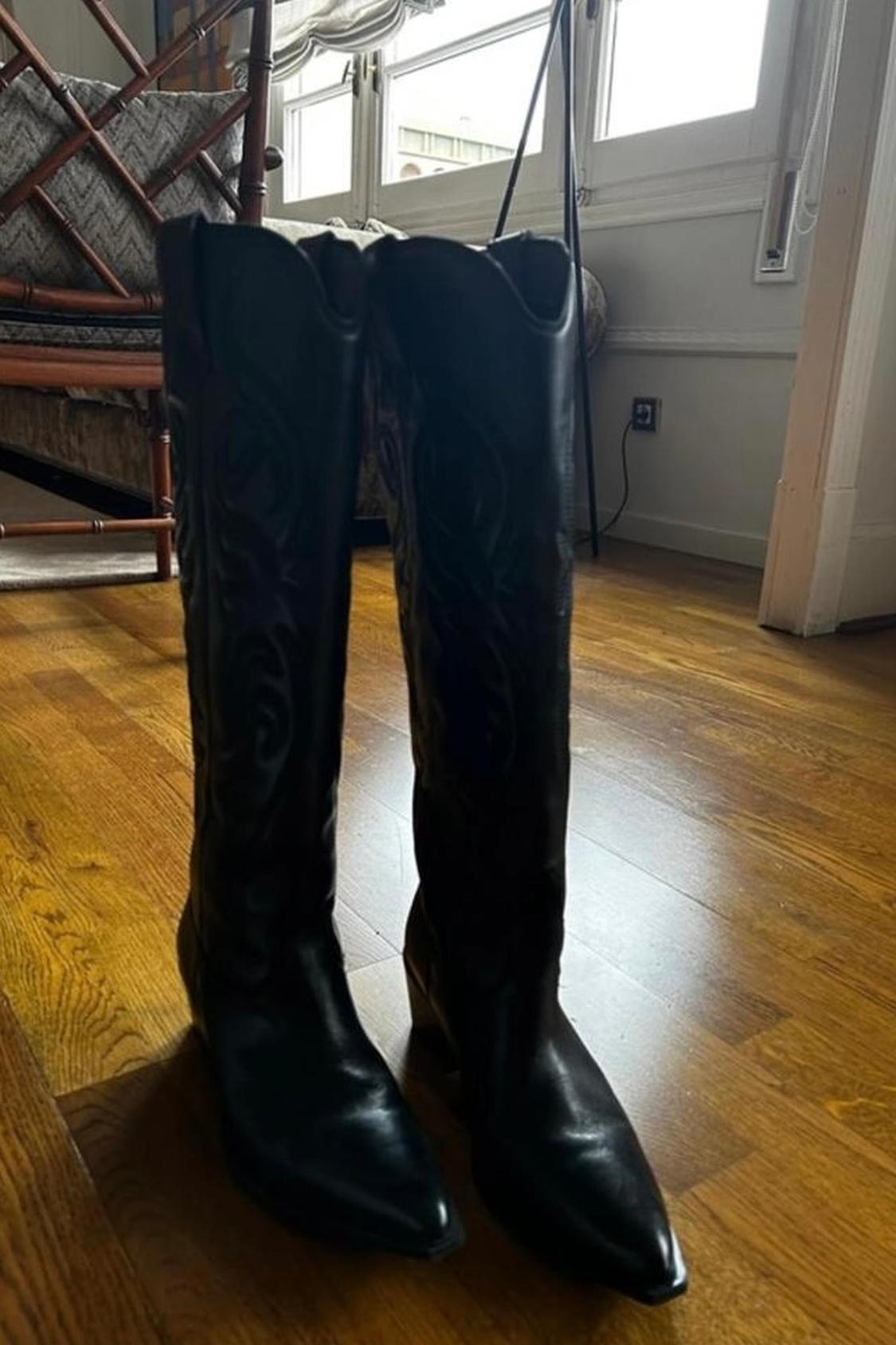 EMBROIDERED LEATHER COWBOY BOOTS - Image 3