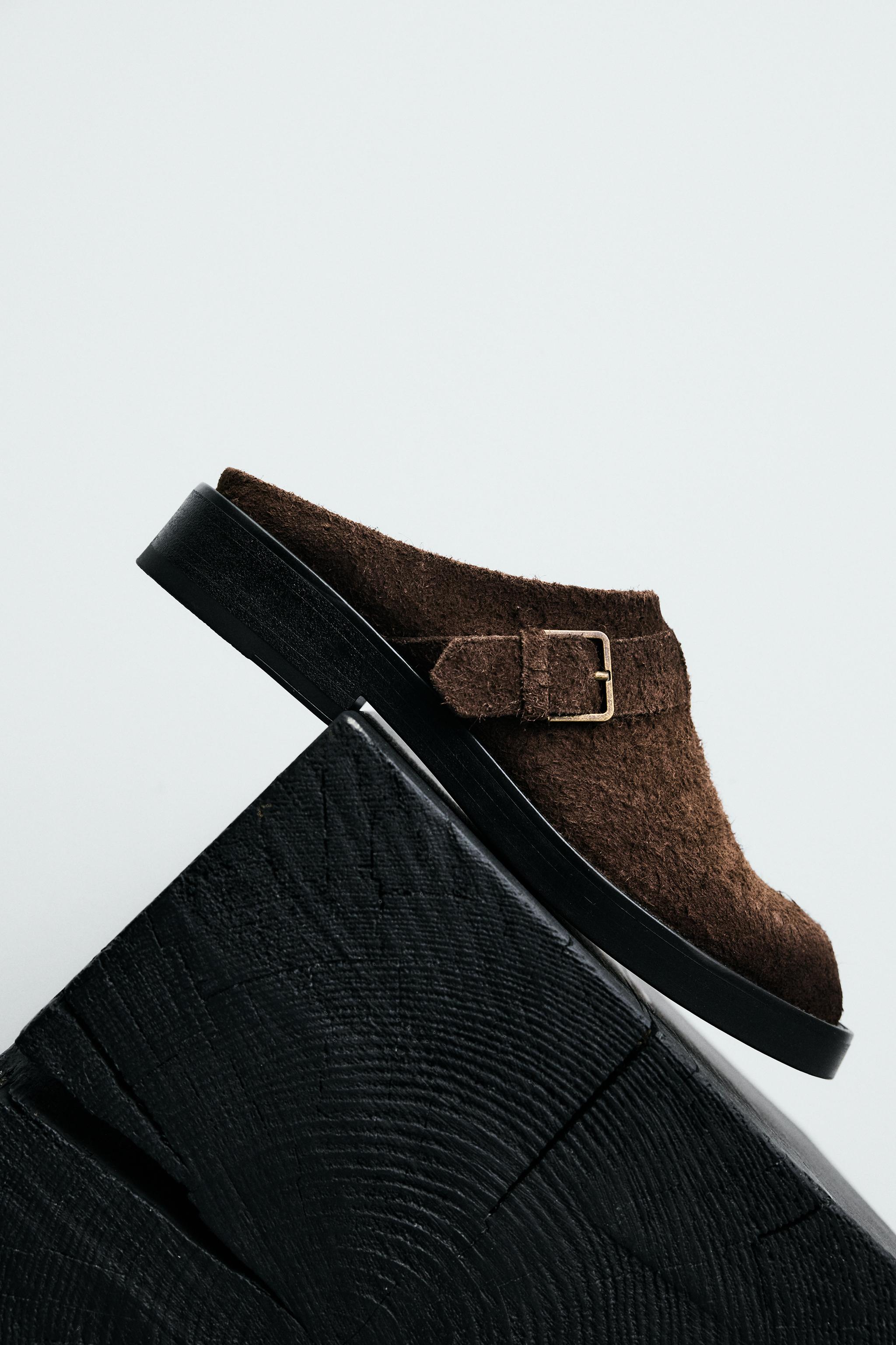 Clarks ZARA レザーミュール クロッグサンダル　26cm UK6 Clarks ZARA レザーミュール クロッグサンダル 26cm UK6 - メルカリ