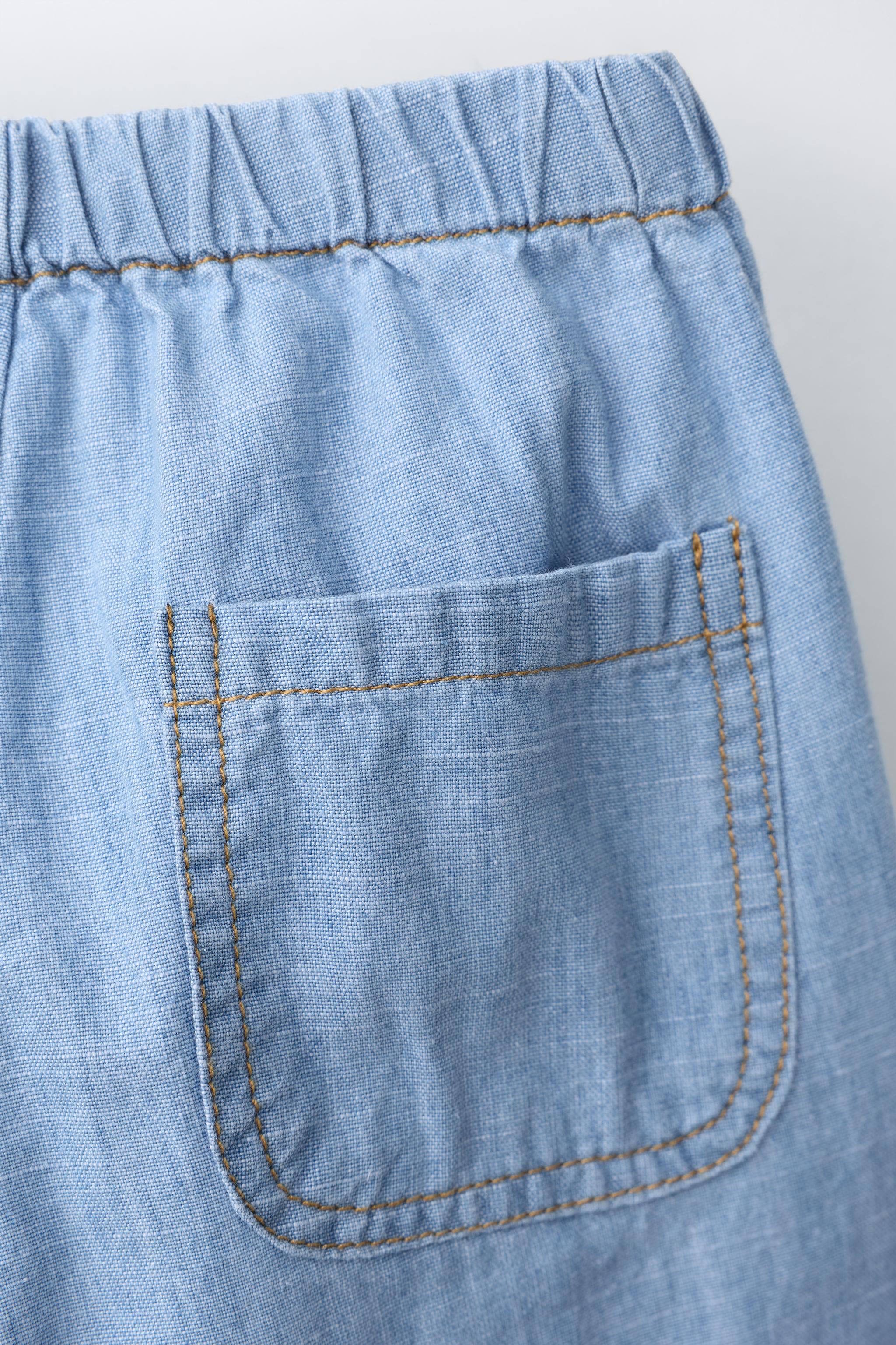 Детские брюки Zara DENIM PANTS — фото 5