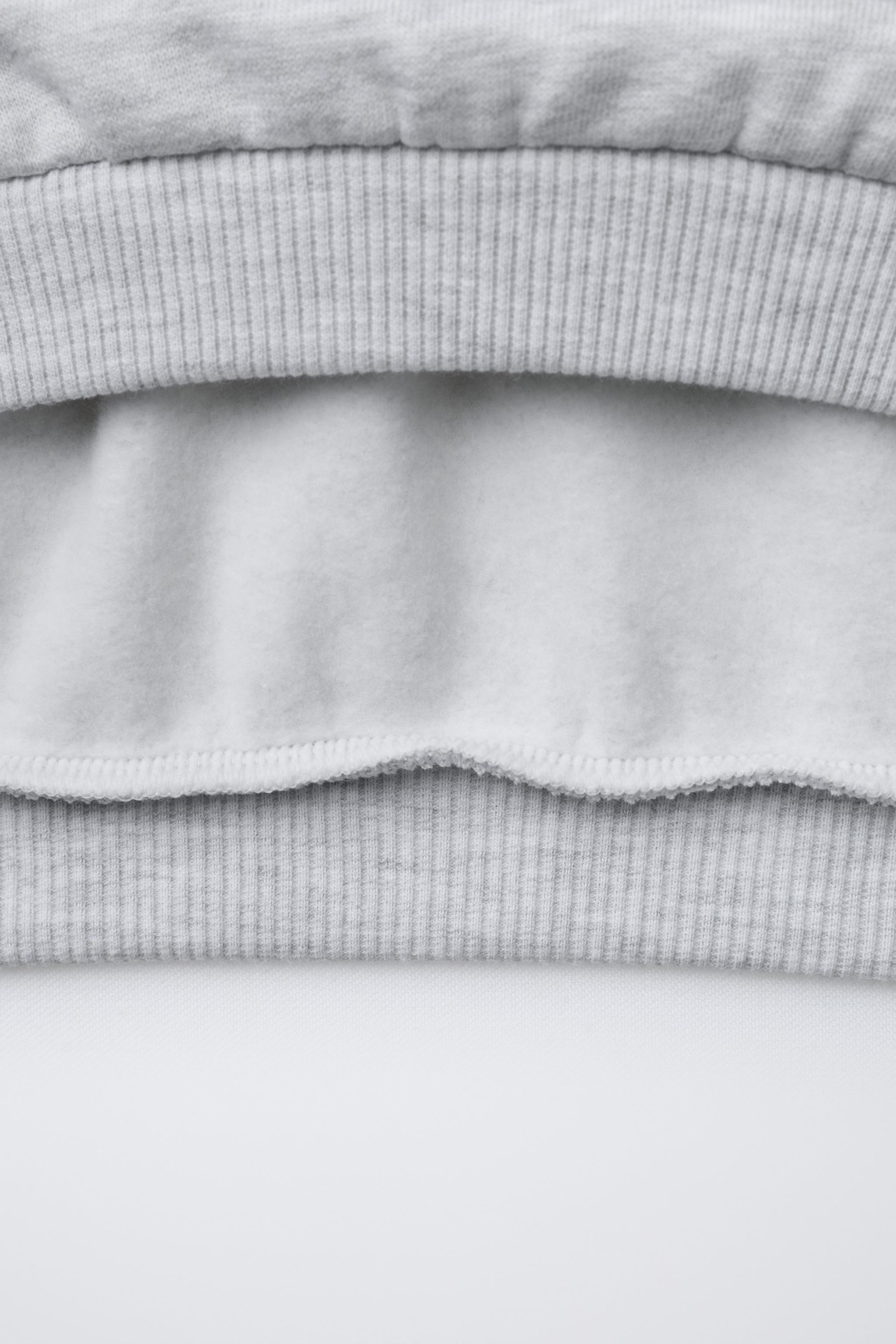 PATCH SWEATSHIRT - Gray marl | ZARA United States