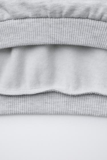PATCH SWEATSHIRT - Grey marl by Zara - Image 3