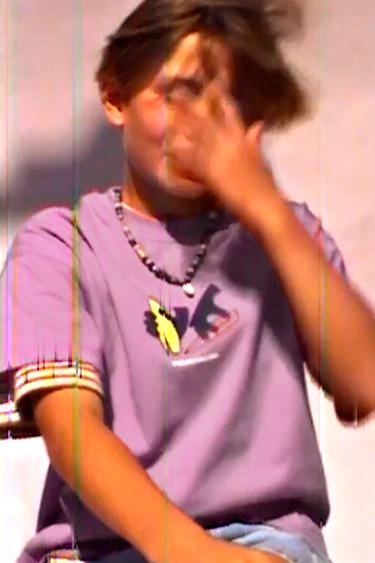 CAMISETA ESTAMPADO SURF - Morado de Zara