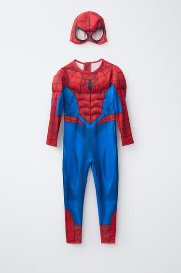SPIDER-MAN © MARVEL COSTUME JUMPSUIT AND MASK — Red 2
