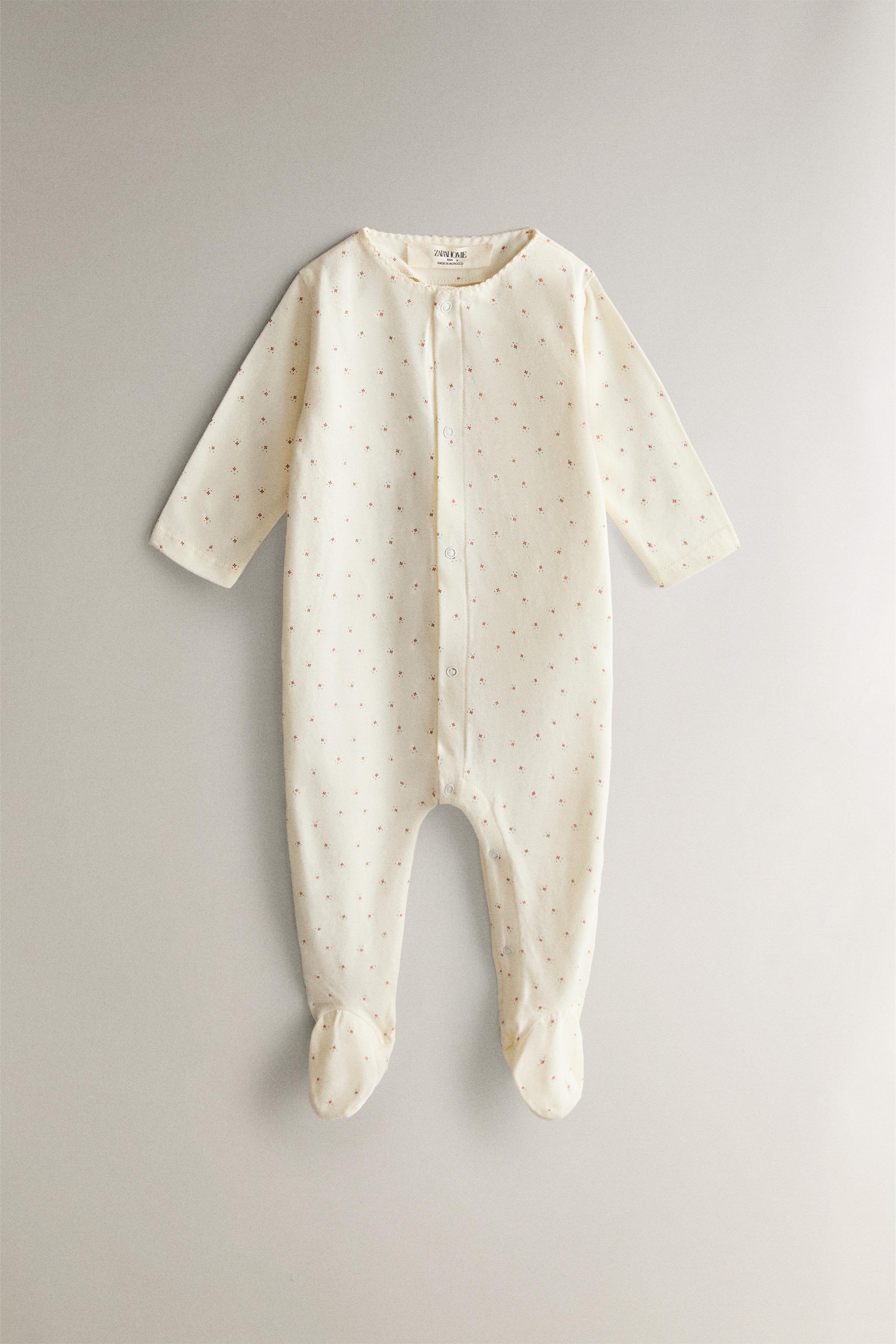 COMBINAISON BÉBÉ FLEUR