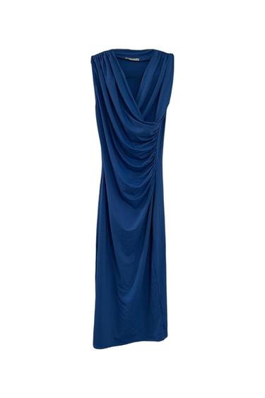 ZARA WOMENS BLUE DRESS SIZE M