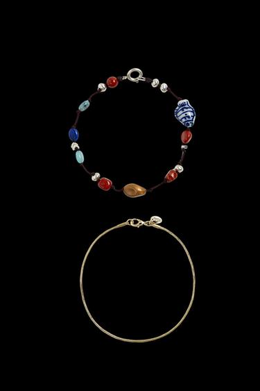 2-PACK OF ASSORTED BRACELETS - Gold by Zara