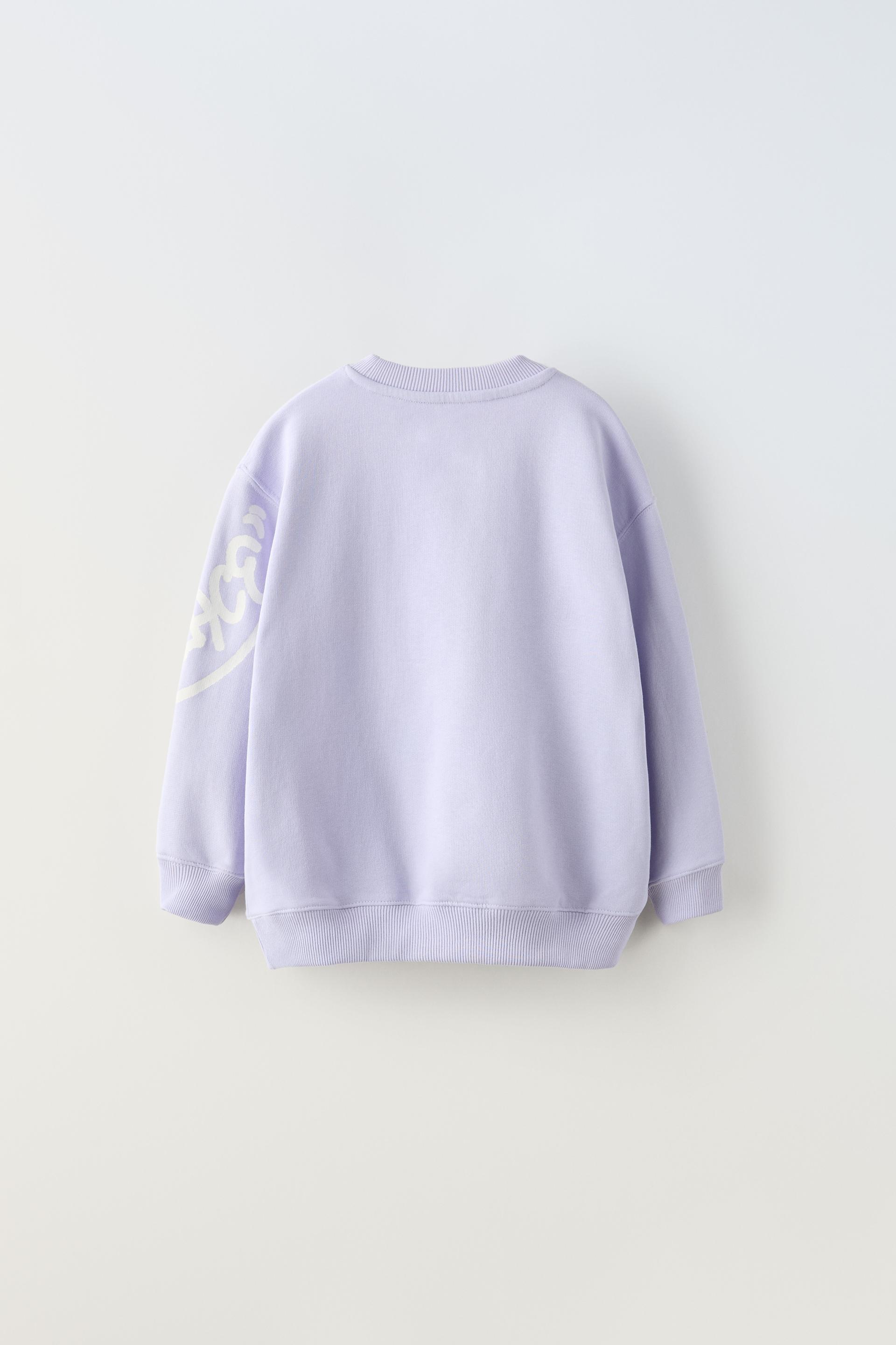 Girls Light Purple Toronto Long Logo Sweatshirt