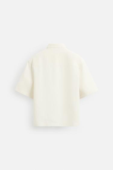 CHEMISE VISCOSE - JUTE - Blanc de Zara - Image 8