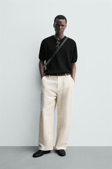 MAGLIETTA IN MAGLIA RELAXED FIT - Nero di Zara