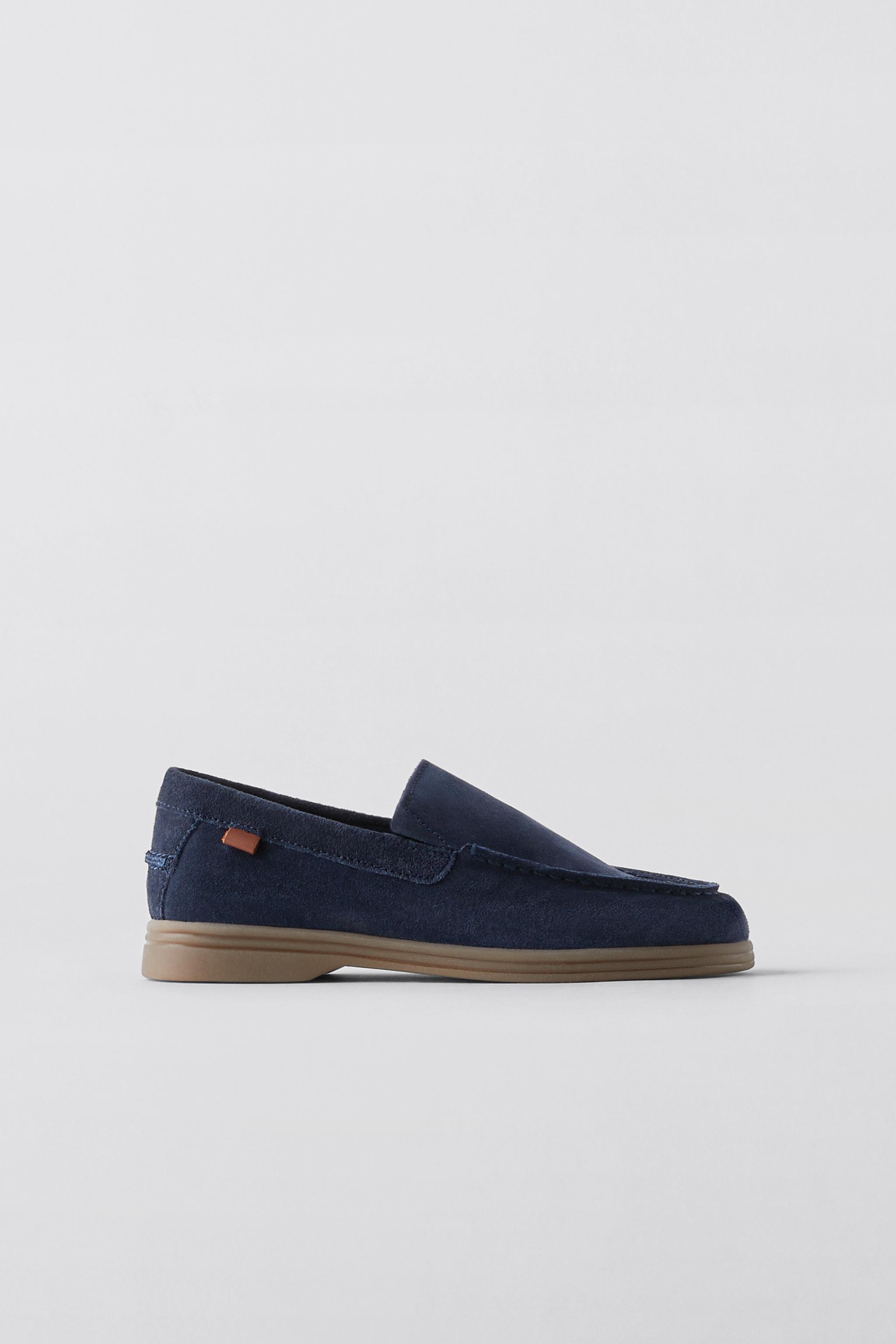 SPLIT SUEDE DECK SHOES