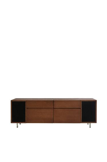 OAK STORAGE CABINET - Brown by Zara