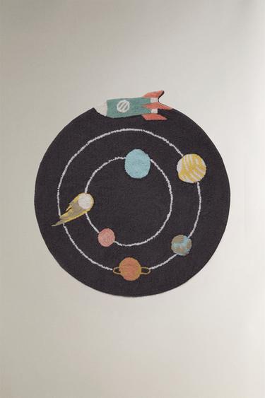 CHILDREN’S SPACE RUG - Anthracite grey by Zara - Image 0