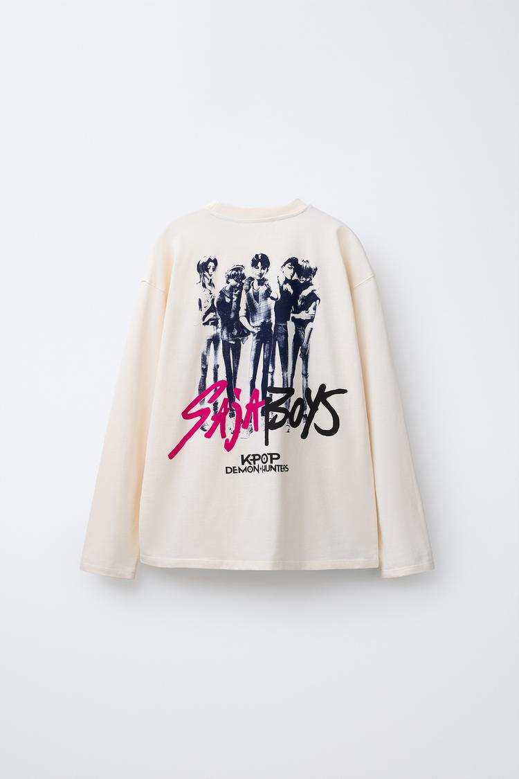 T-SHIRT IMPRIMÉ KPOP DEMON HUNTERS™ NETFLIX ©