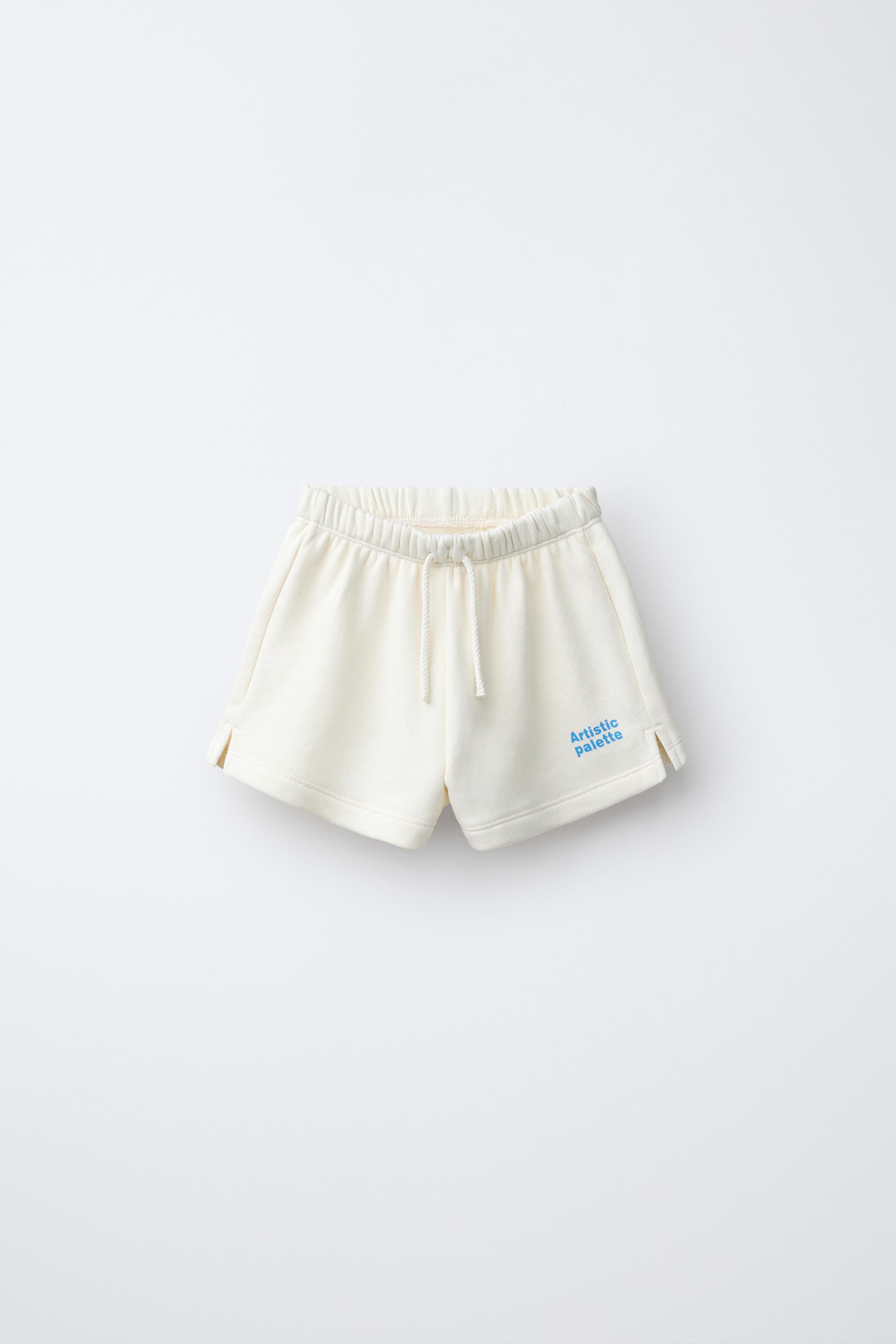 SWEATSHIRT AND BERMUDA SET WITH TEXT