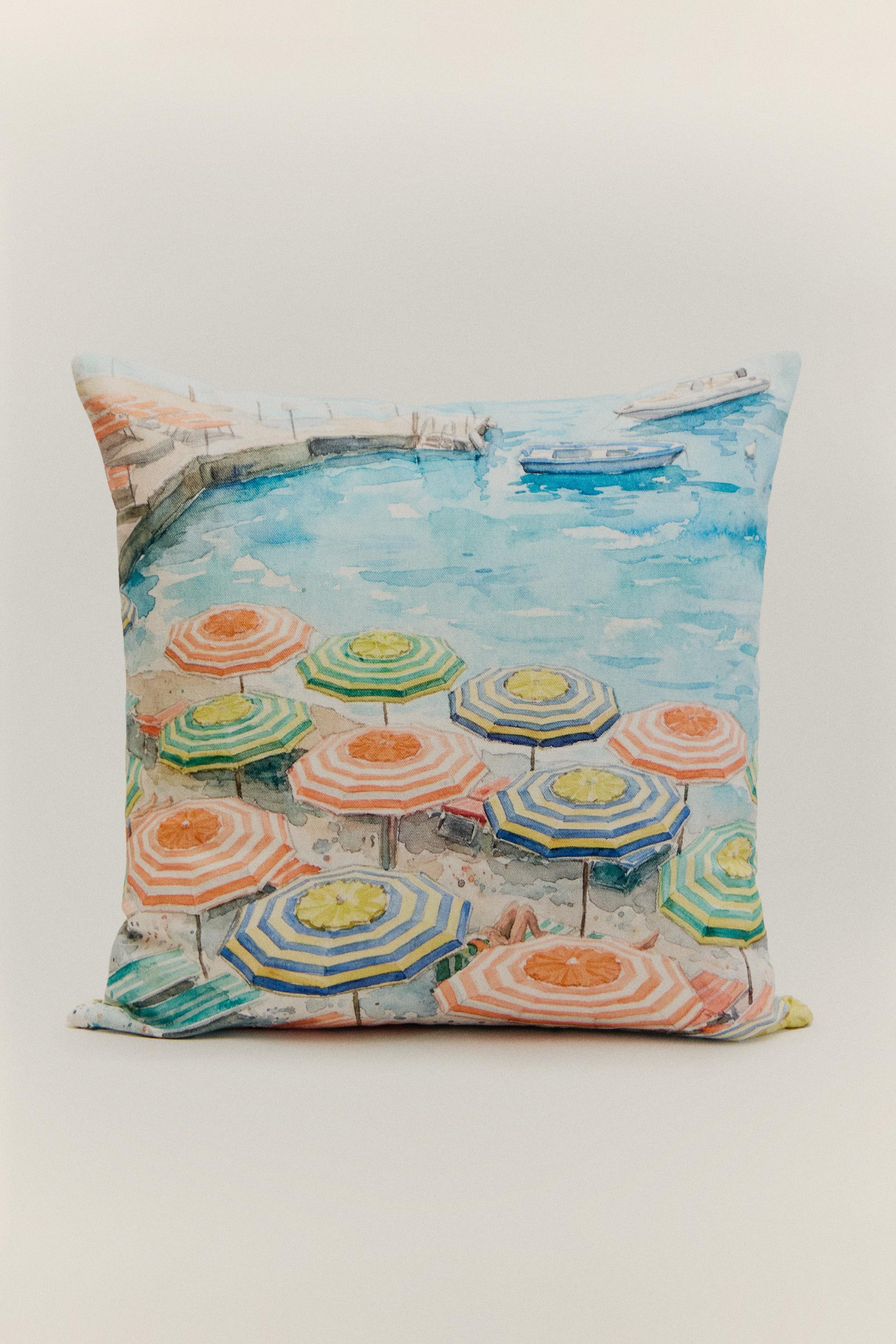 UMBRELLA THROW PILLOW COVER