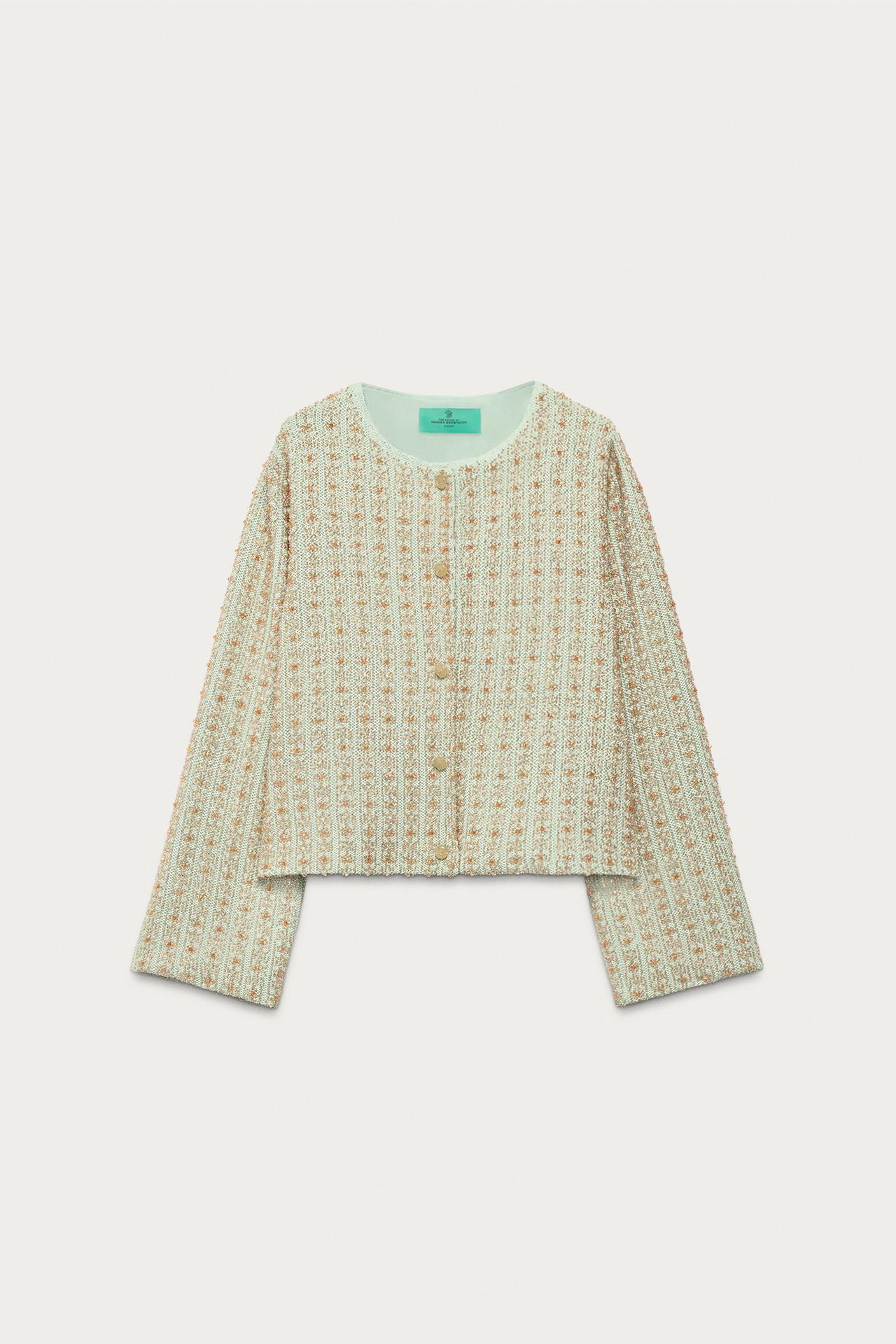 BEADED CARDIGAN MARISA BERENSON X ZARA — Multicolored