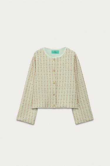 GILET EN MAILLE FANTAISIE MARISA BERENSON X ZARA - Multicolore de Zara - Image 1